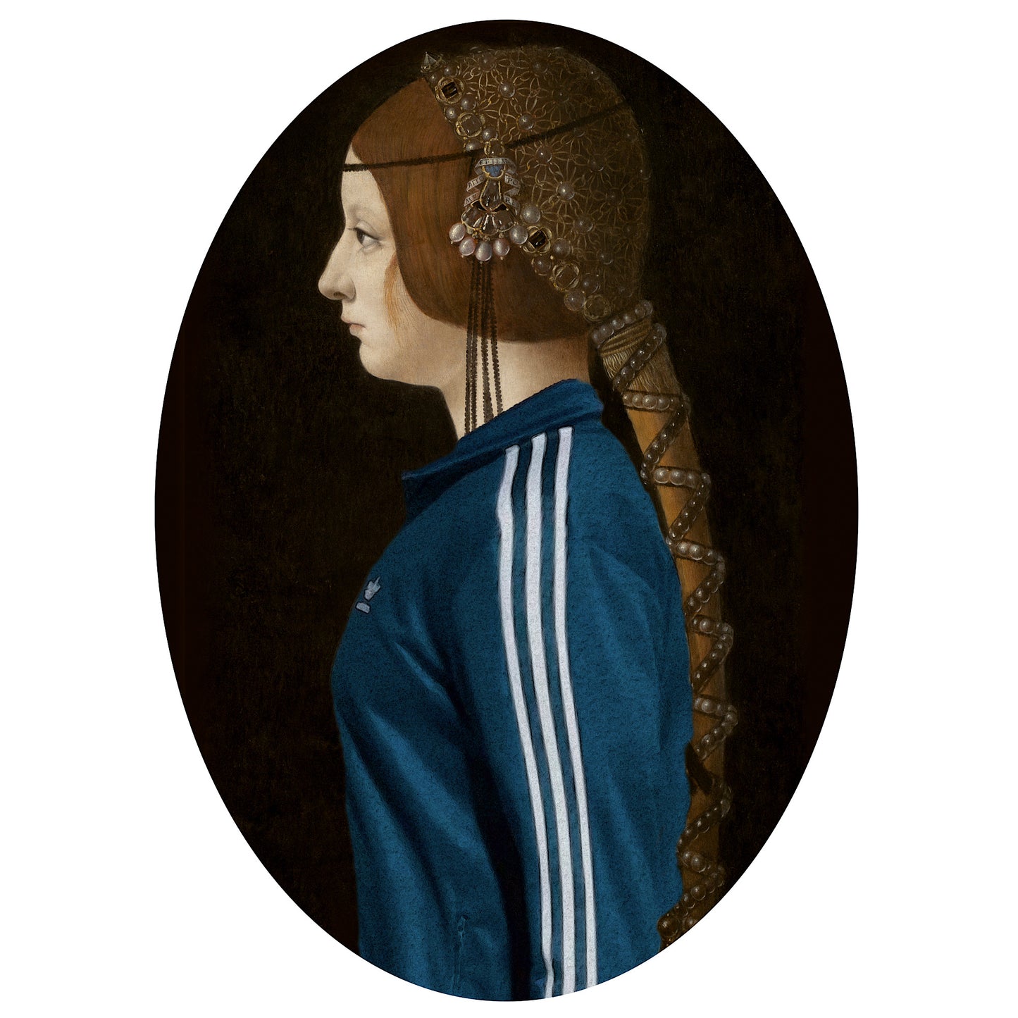 The Girl In The Adidas Tracksuit - Print