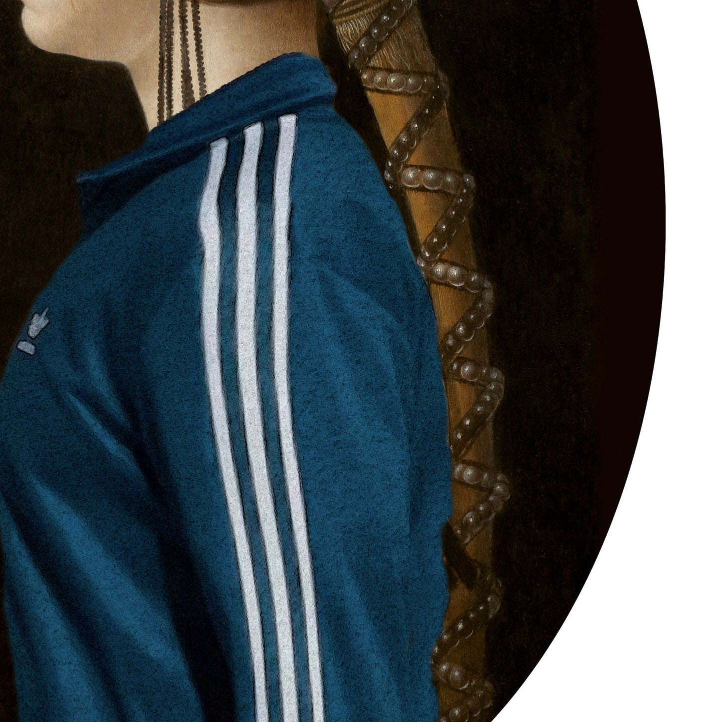 The Girl In The Adidas Tracksuit - Print