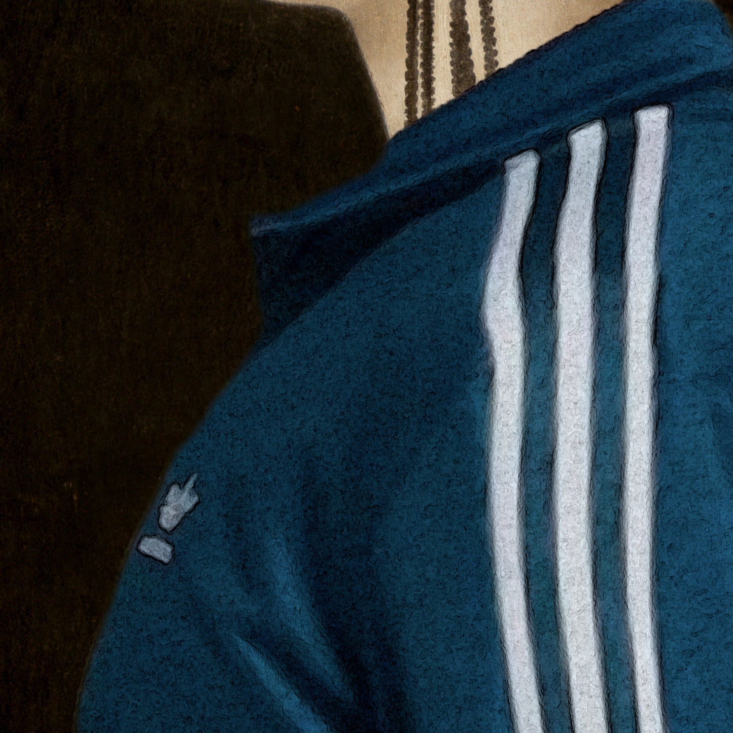 The Girl In The Adidas Tracksuit - Print