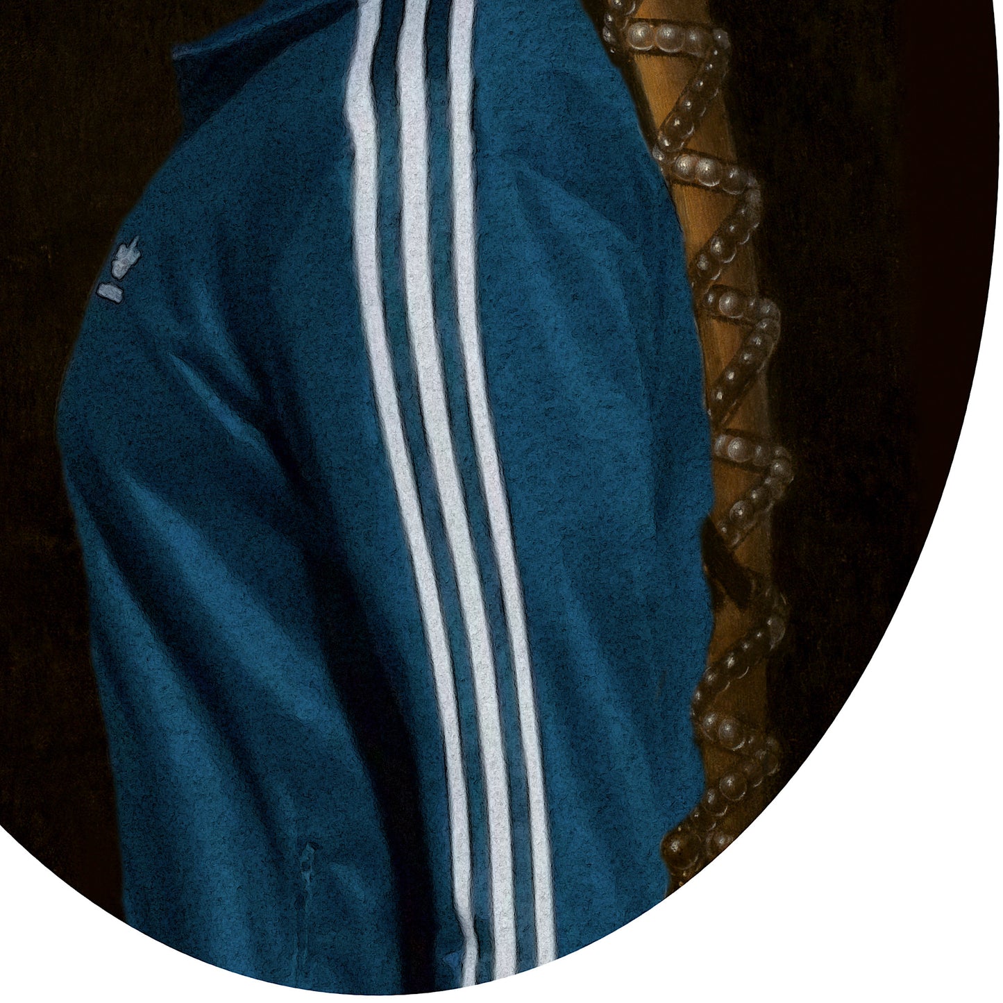 The Girl In The Adidas Tracksuit - Print