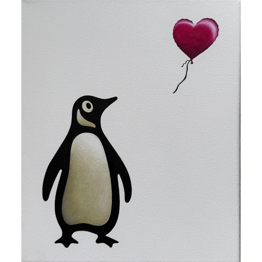 Penguin With Balloon